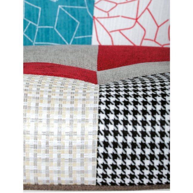 Houpací křeslo FABIAN II — látka, patchwork