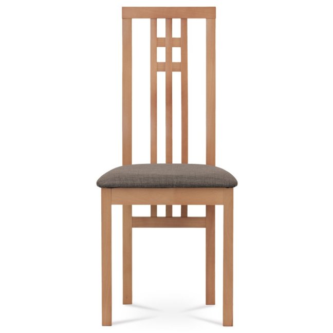 Jídelní dřevěná židle MIREA — masiv, látka, více barev