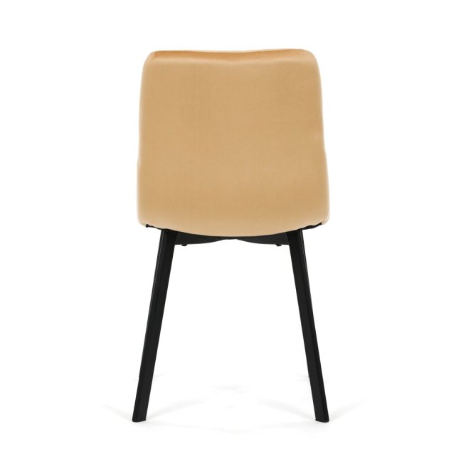 Jídelní židle PAIGE — kov, samet, více barev - Barevné varianty jídelní židle PAIGE: Černá