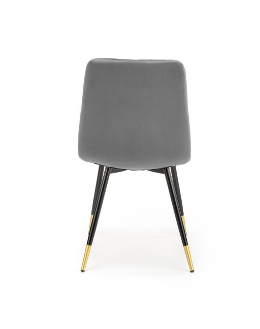 Jídelní židle MEGHAN — kov,  samet, více barev - Barevné varianty židle MEGHAN: Šedá