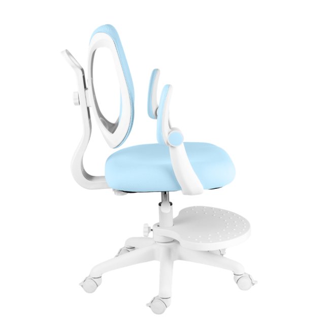 Dětská rostoucí židle Neoseat JUNI 022 — látka, pratelný potah, modrá