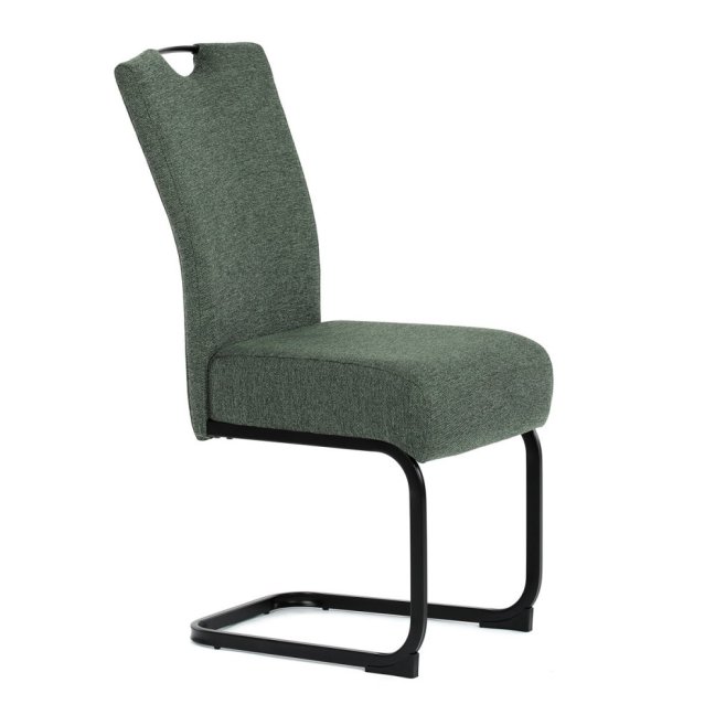 Jídelní židle MARLENE — kov, látka, více barev - Barevné varianty jídelní židle MARLENE: Šedá