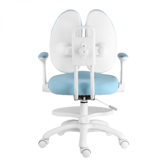 Dětská rostoucí židle Neoseat KIDDY TWO — látka, modrá (rozbaleno)