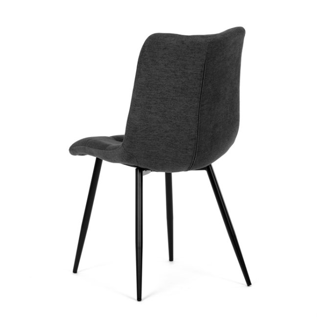 Jídelní židle MONDE — kov, látka, více barev - Barevné varianty jídelní židle MONDE: Stříbrná