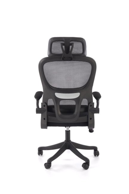 Kancelářská otočná židle SOREN — síť / látka, černá