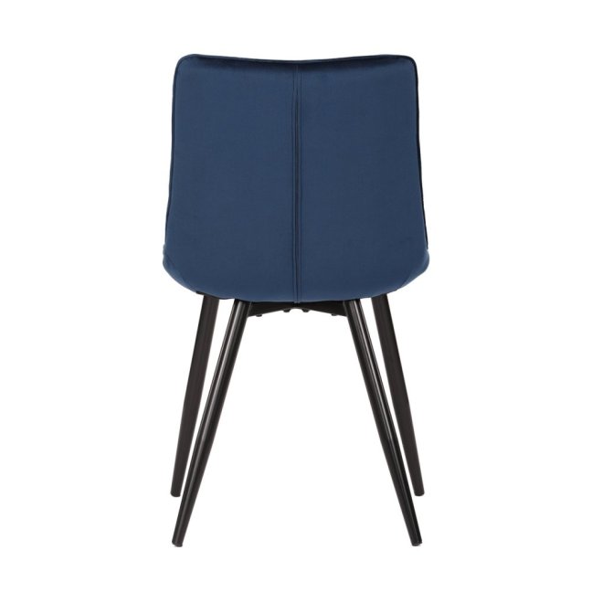Jídelní židle STELLA — kov, samet, více barev - Barevné varianty jídelní židle STELLA: Modrá