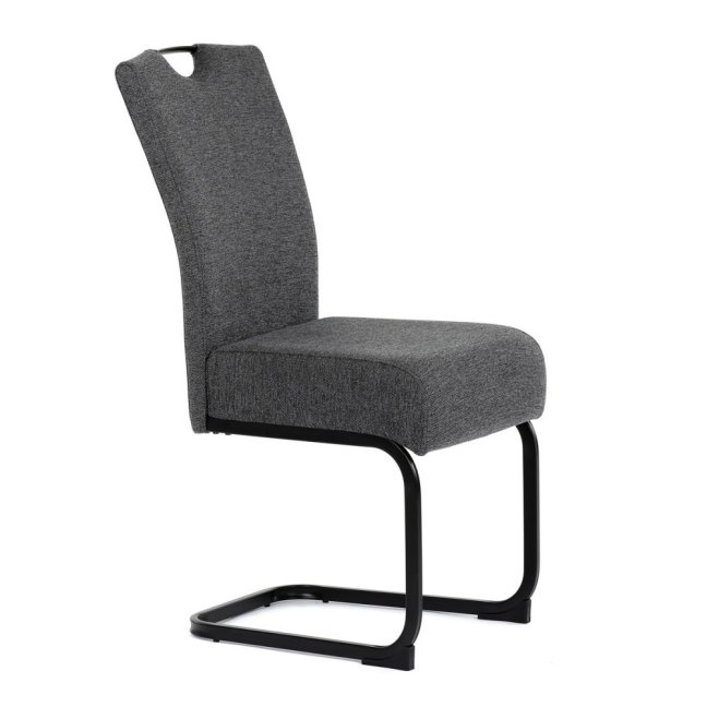 Jídelní židle MARLENE — kov, látka, více barev - Barevné varianty jídelní židle MARLENE: Šedá
