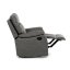 Relaxační polohovací TV křeslo NORBERT — látka, šedá, nosnost 150 kg