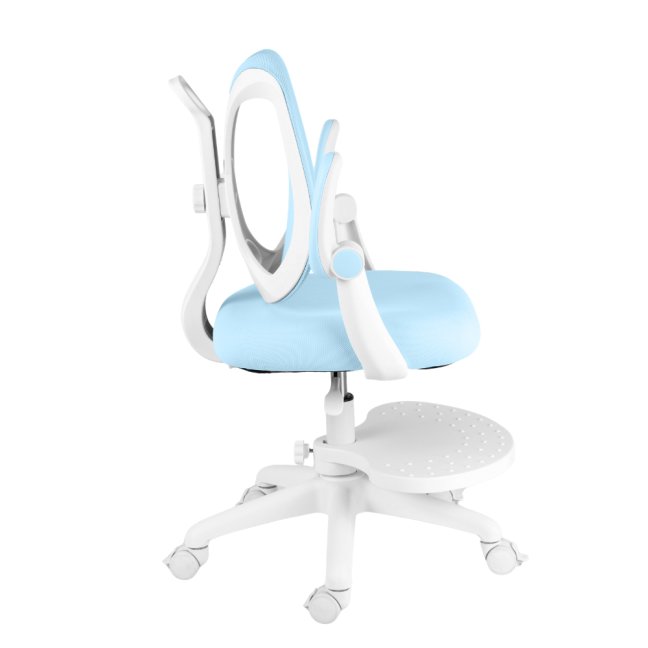 Dětská rostoucí židle Neoseat JUNI 022 — látka, pratelný potah, modrá