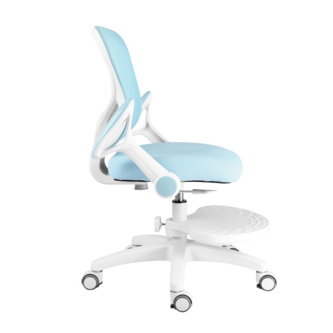 Dětská rostoucí židle Neoseat JUNI 007 — látka, pratelný potah, modrá