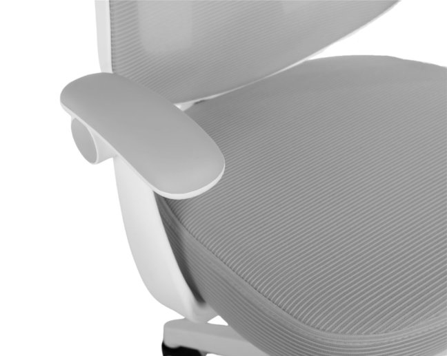 Dětská otočná židle Neoseat JUNI 010 s podnoží — látka, šedá