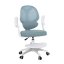 Dětská otočná židle Neoseat JUNI 009 s podnoží — látka, modrá