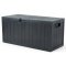 Zahradní úložný box STRANGE — 112x49x54 cm, plast, šedá