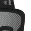 Kancelářská ergonomická židle TRAGEL — síť / látka, černá