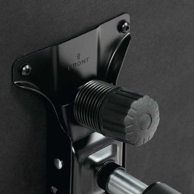 Kancelářské křeslo PEDRO — ekokůže, černá