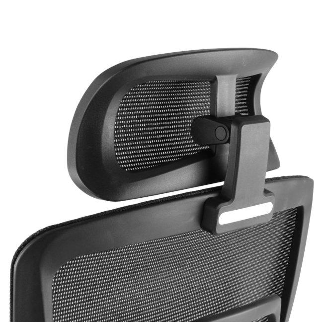 Kancelářská ergonomická židle Neoseat GARY — síť / látka, černá, nosnost 150 kg