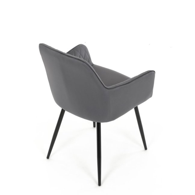 Jídelní křeslo CINDY — samet, černá / více barev - Barevné varianty židle CINDY: Modrá