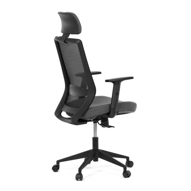 Kancelářská ergonomická židle SENA — látka, černá