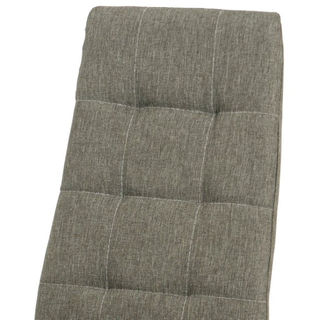 Jídelní židle LALI — kov, látka, běžová / hnědá