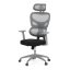 Kancelářská ergonomická židle GRANT II — síť, látka, šedá