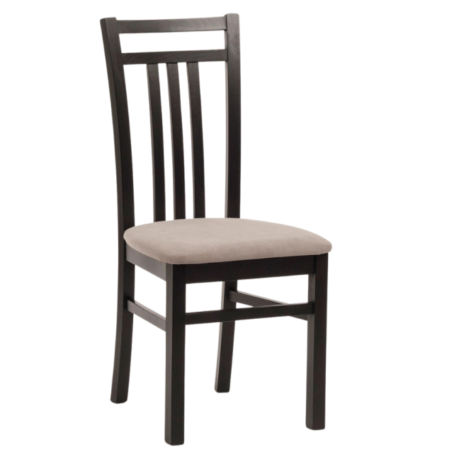 Jídelní čalouněná židle LOTY — masiv, látka, více barev - Moření jídelní židle: Třešeň, Barva čalounění látkou VELVET: Velvet terracotta 44