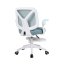 Dětská otočná židle Neoseat JUNI 010 s podnoží — látka, modrá