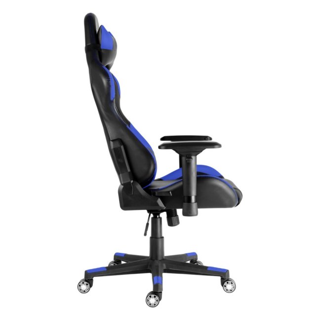 Herní židle Racing Pro ZK-012 — ekokůže, černá / modrá