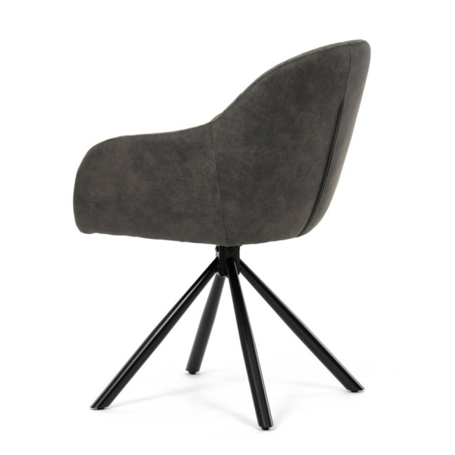 Jídelní otočné křeslo HILARY — kov, látka, šedá / více barev - Barevné varianty jídelního křesla HILARY: Šedá