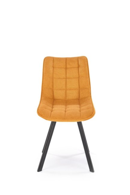 Jídelní židle MIHA — kov, látka, více barev - Barevné varianty jídelní židle MIHA: Hořčicová