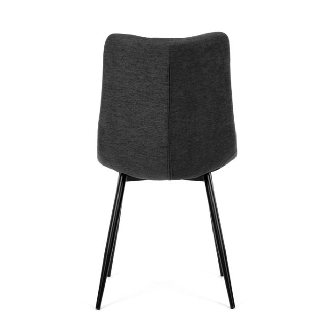 Jídelní židle MONDE — kov, látka, více barev - Barevné varianty jídelní židle MONDE: Stříbrná