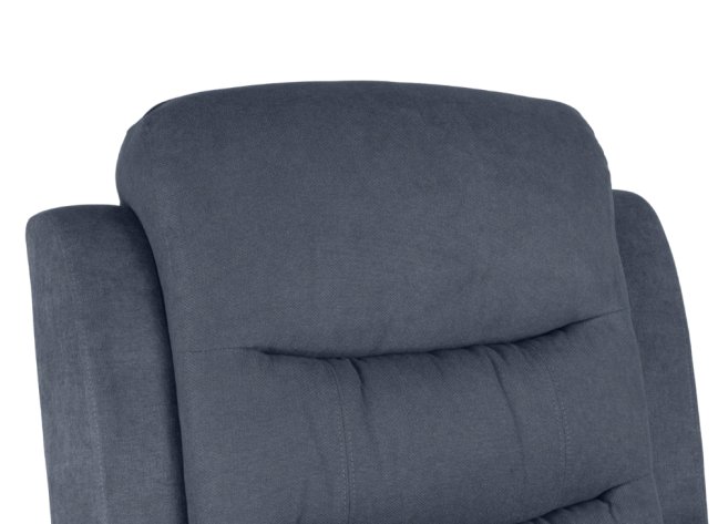 Relaxační polohovací TV křeslo FORN — látka, šedá, nosnost 130 kg