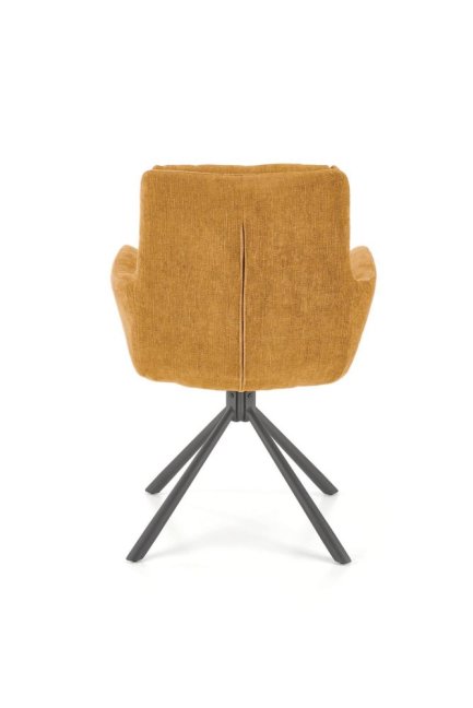 Jídelní otočné křeslo KORNY — kov, látka, více barev - Barevné varianty jídelní křesla KORNY: Olivová