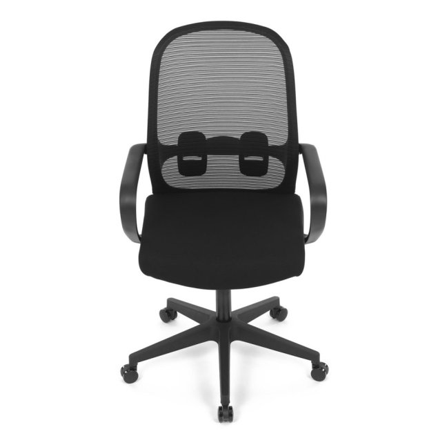 Kancelářská otočná židle TOBIAS — látka, černá