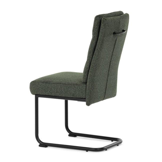 Jídelní židle BOND — kov, látka, více barev - Barevné varianty židle BOND: Zelená