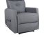 TV křeslo MODO PLUS s elektrickým polohováním — látka, šedá, nosnost 130 kg