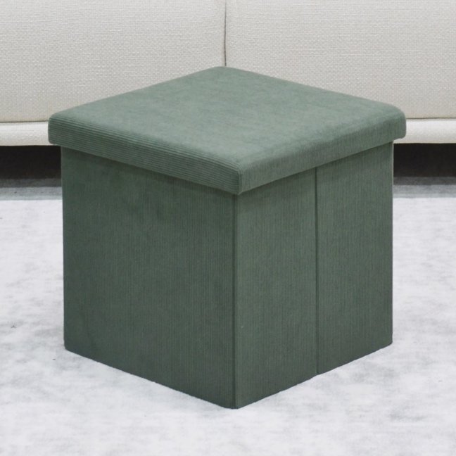 Taburet ADONIS s úložným prostorem — manšestr, více barev