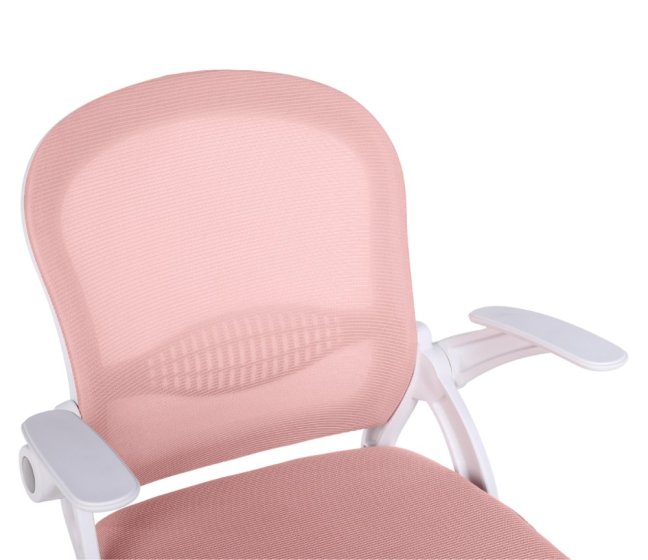 Dětská otočná židle Neoseat JUNI 011 — látka, růžová