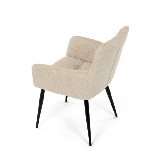 Jídelní křeslo LYON — kov, látka, více barev - Barevné varianty jídelního křesla LYON: Tmavě šedá