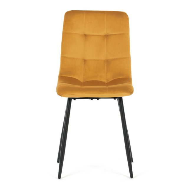 Jídelní židle THEO II — kov, samet, více barev - Barevné varianty židle THEO II: Modrá