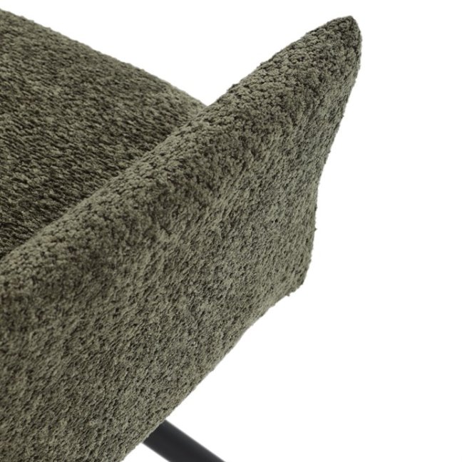 Jídelní otočné křeslo MANKA — kov, látka, více barev - Barevné varianty jídelního křesla MANKA: Šedá