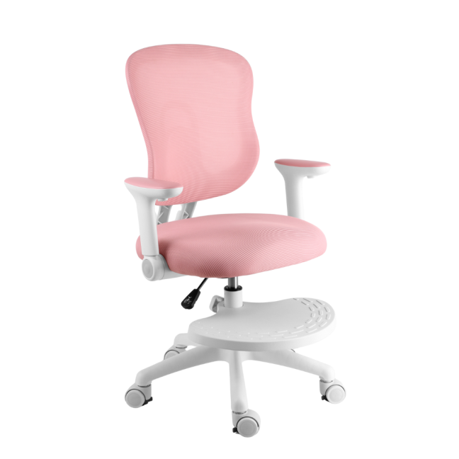 Dětská rostoucí židle Neoseat MIKY — látka, růžová