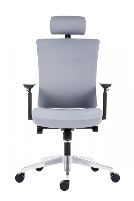Kancelářská ergonomická židle NEXT ALL UPH — látka, šedá, nosnost 130 kg