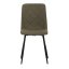Jídelní židle LONA — kov, látka, černá / více barev - Barevné varianty židle LONA: Hnědá