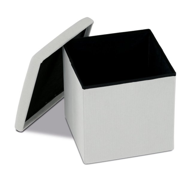 Taburet ADONIS s úložným prostorem — manšestr, více barev