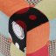 Taburet JELLY — látka, patchwork