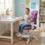 Dětská rostoucí židle Neoseat KIDDY THREE — látka, pratelný potah, fialová
