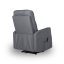 TV křeslo MODO PLUS s elektrickým polohováním — látka, šedá, nosnost 130 kg