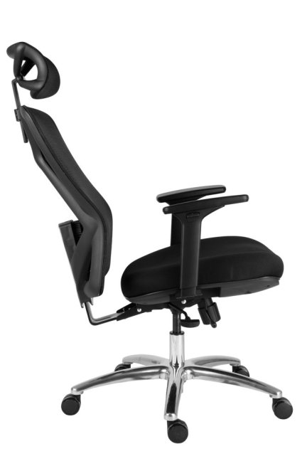 Kancelářská ergonomická židle Neoseat VIBE — černá, nosnost 150 kg