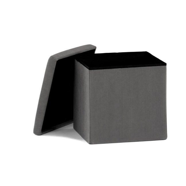 Taburet ADONIS s úložným prostorem — manšestr, více barev