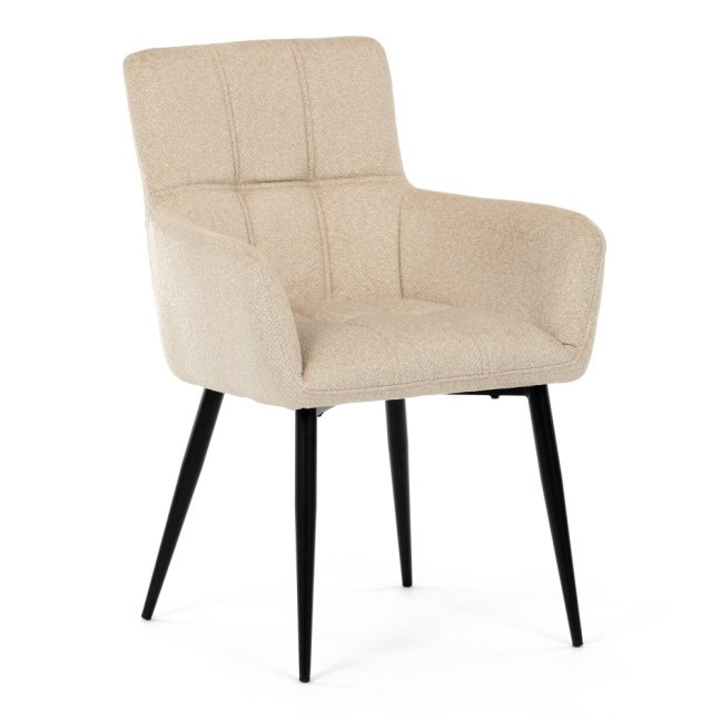 Jídelní křeslo LYON — kov, látka, více barev - Barevné varianty jídelního křesla LYON: Tmavě šedá